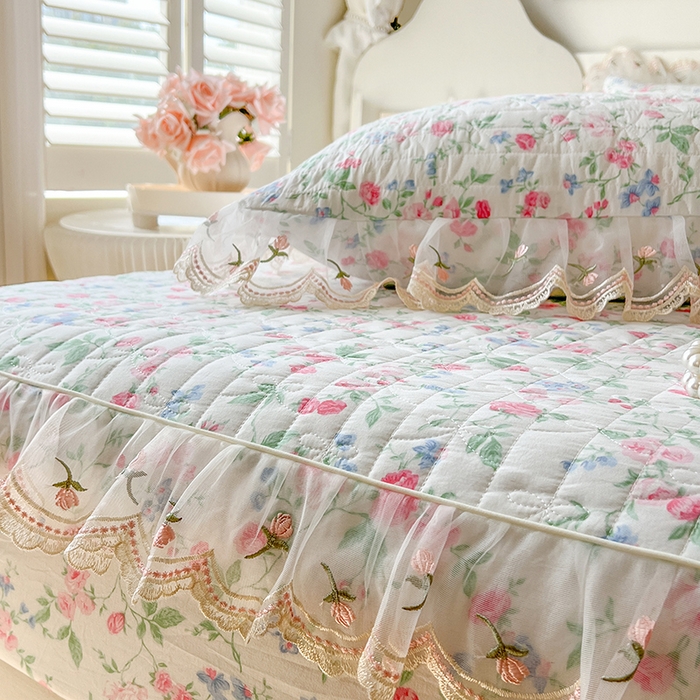 91家纺网 家纺一手货源 找家纺 （总）网红馆（ck家纺） 2026新款水洗棉印花床笠三件套