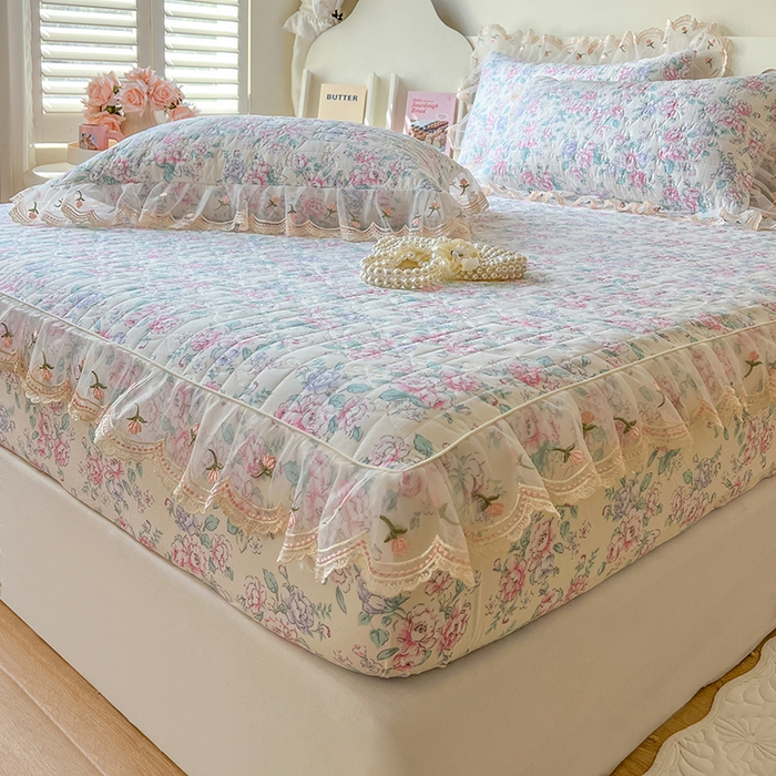 91家纺网 家纺一手货源 找家纺 网红馆（ck家纺） 2026新款水洗棉印花床笠三件套 惠仁说