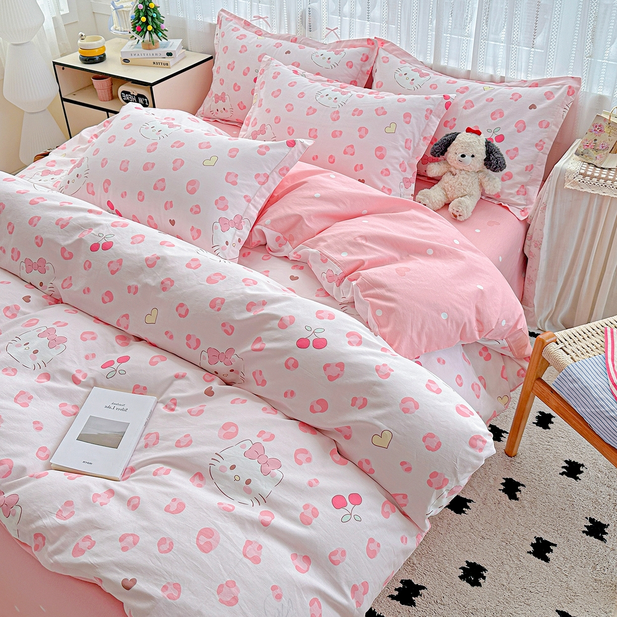 91家纺网 家纺一手货源 找家纺 （总）恩泽家纺 2026春夏新款全棉12868印花四件套单品系列-单被套-提供买家秀，预留缩水率