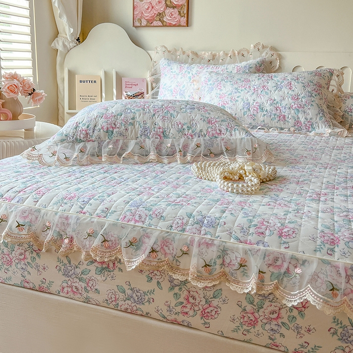 91家纺网 家纺一手货源 找家纺 网红馆（ck家纺） 2026新款水洗棉印花床笠三件套 惠仁说