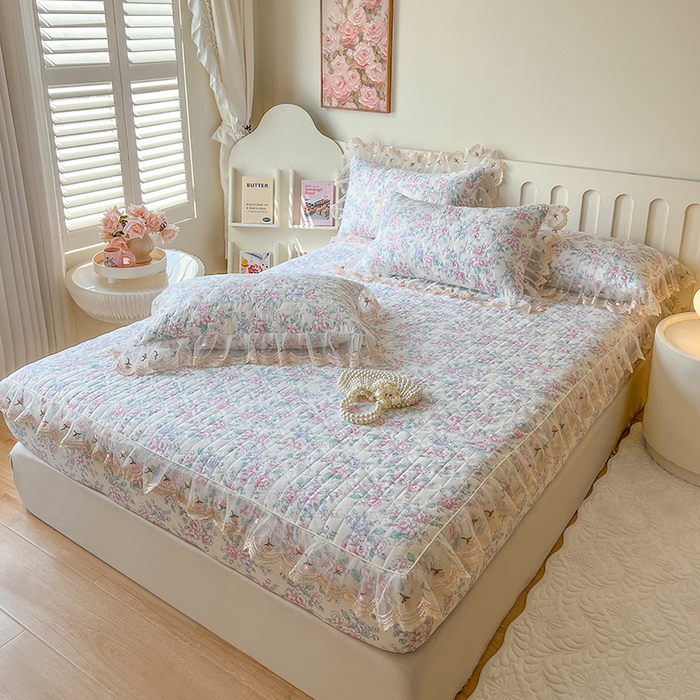 91家纺网 家纺一手货源 找家纺 网红馆（ck家纺） 2026新款水洗棉印花床笠三件套 惠仁说