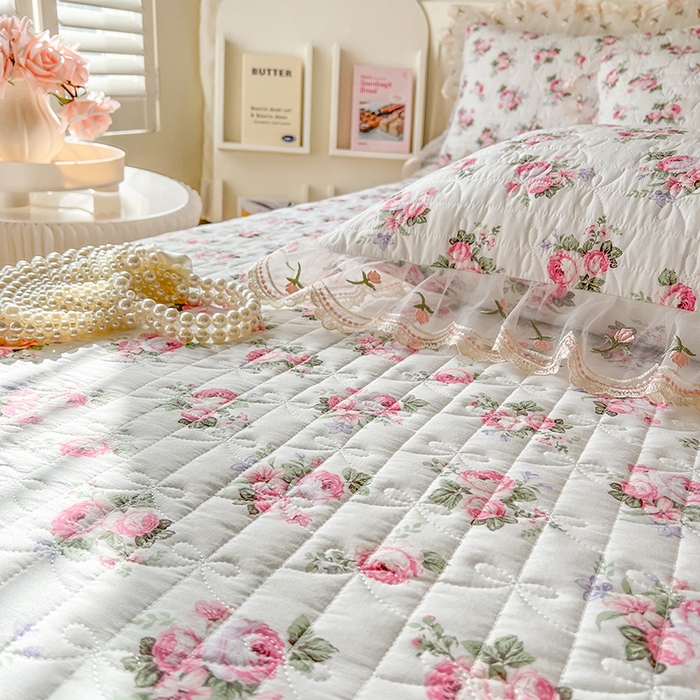 91家纺网 家纺一手货源 找家纺 网红馆（ck家纺） 2026新款水洗棉印花床笠三件套 丽莎