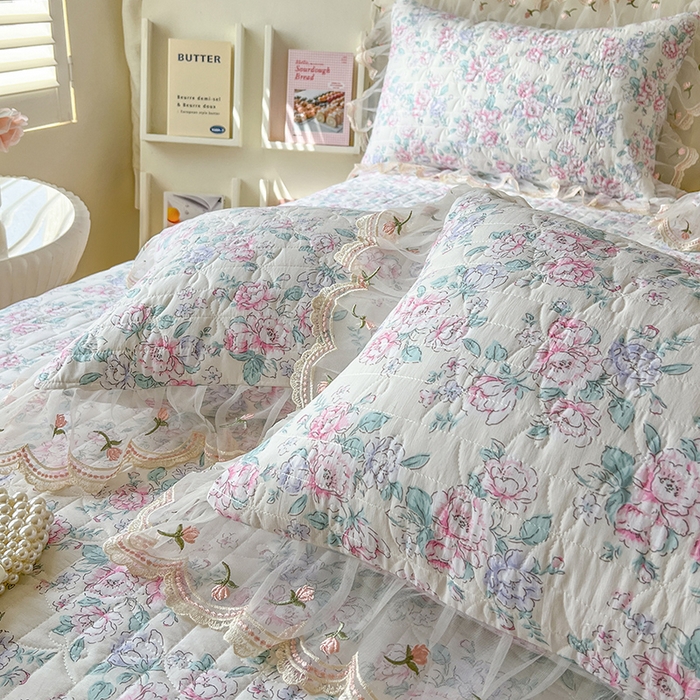 91家纺网 家纺一手货源 找家纺 网红馆（ck家纺） 2026新款水洗棉印花床笠三件套 惠仁说