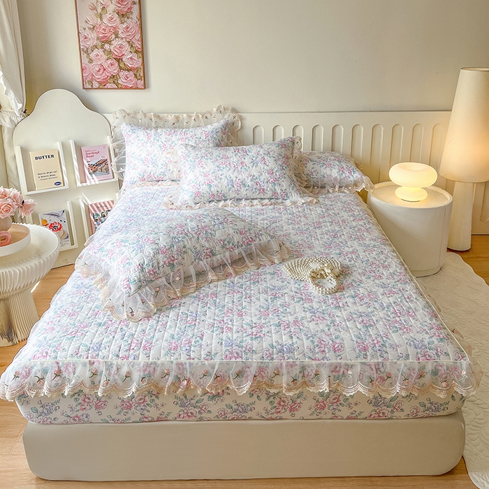 91家纺网 家纺一手货源 找家纺 网红馆（ck家纺） 2026新款水洗棉印花床笠三件套 惠仁说