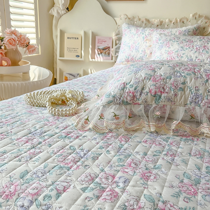 91家纺网 家纺一手货源 找家纺 网红馆（ck家纺） 2026新款水洗棉印花床笠三件套 惠仁说