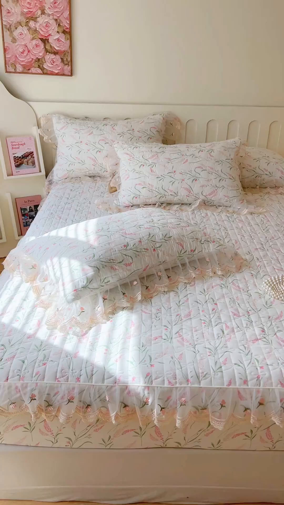 91家纺网 家纺一手货源 找家纺 网红馆（ck家纺） 2026新款水洗棉印花床笠三件套 罗拉