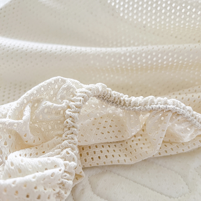 91家纺网 家纺一手货源 找家纺 网红馆（ck家纺） 2026新款凉感丝床笠式床裙乳胶凉席三件套-露娜 露娜-绿