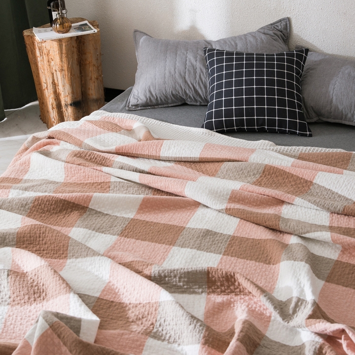 91家纺网 家纺一手货源 找家纺 （总）朴尔家纺-毛巾被 2026春夏新款全棉纯棉水洗棉四层纱布毛巾被系列夏被夏凉被空调被