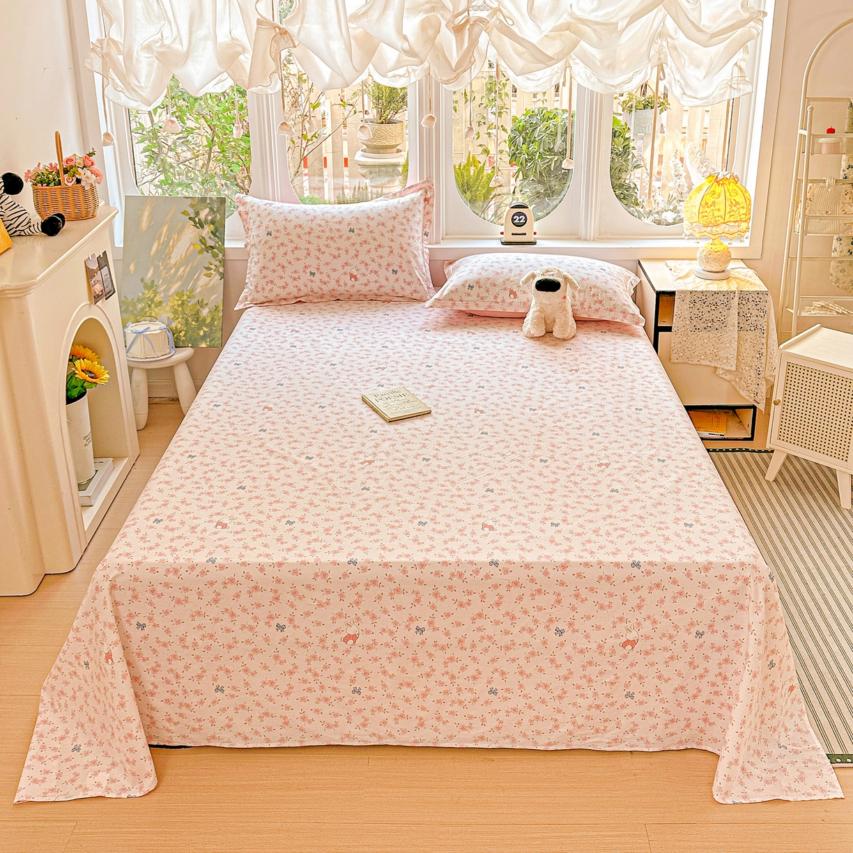 91家纺网 家纺一手货源 找家纺 （总）2024新款ins风全棉印花单品被套