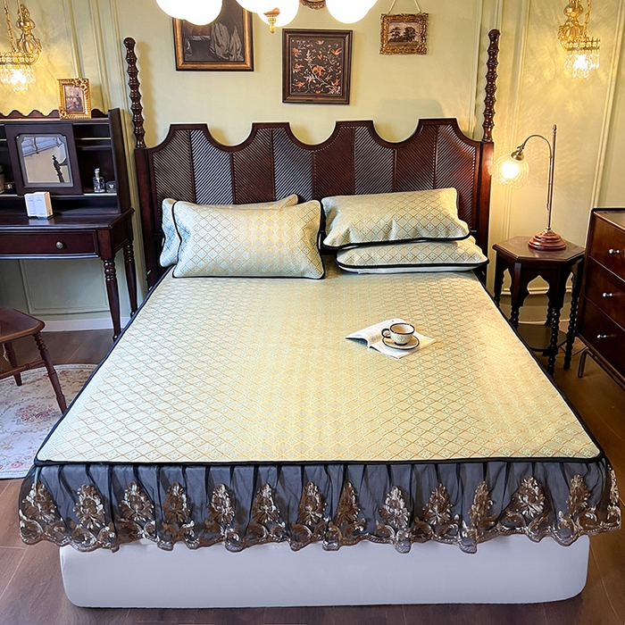 91家纺网 家纺一手货源 找家纺 （总）网红馆（ck家纺） 2026新款床笠款冰藤席夏日记忆系列