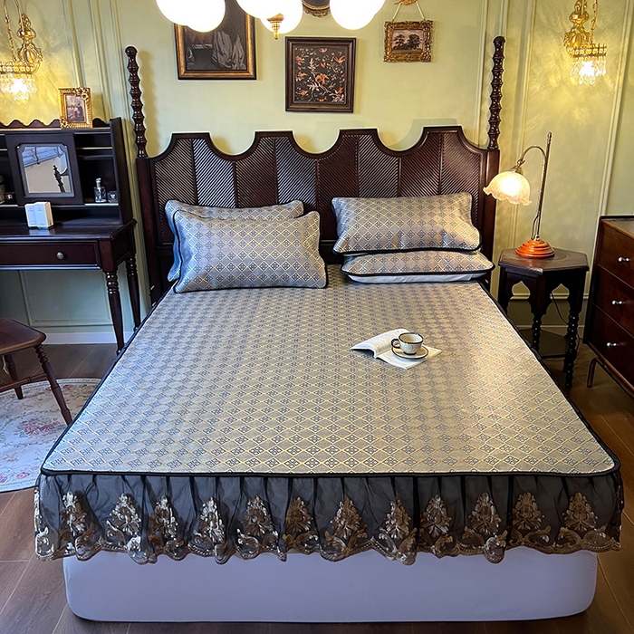 91家纺网 家纺一手货源 找家纺 （总）网红馆（ck家纺） 2026新款床笠款冰藤席夏日记忆系列