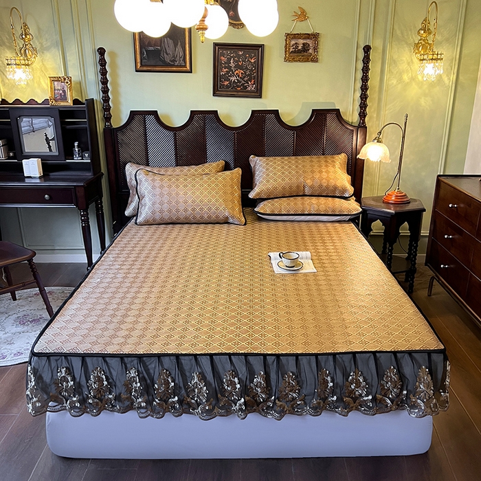 91家纺网 家纺一手货源 找家纺 （总）网红馆（ck家纺） 2026新款床笠款冰藤席夏日记忆系列