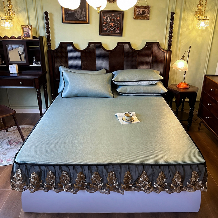 91家纺网 家纺一手货源 找家纺 （总）网红馆（ck家纺） 2026新款床笠款冰藤席夏日记忆系列