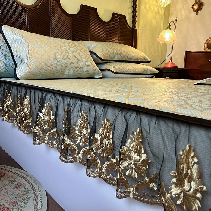 91家纺网 家纺一手货源 找家纺 （总）网红馆（ck家纺） 2026新款床笠款冰藤席夏日记忆系列