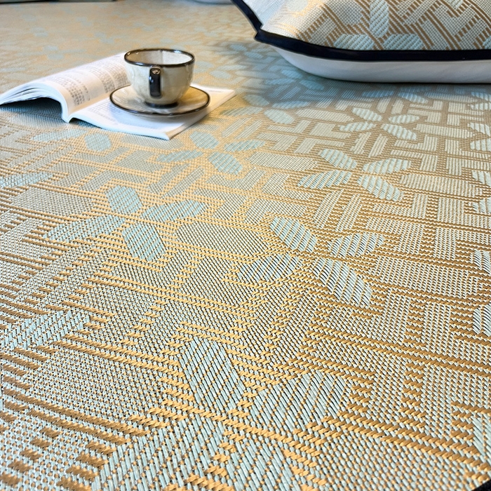 91家纺网 家纺一手货源 找家纺 网红馆（ck家纺） 2026新款床笠款冰藤席夏日记忆系列 艾绿