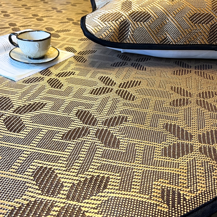 91家纺网 家纺一手货源 找家纺 网红馆（ck家纺） 2026新款床笠款冰藤席夏日记忆系列 夏巧