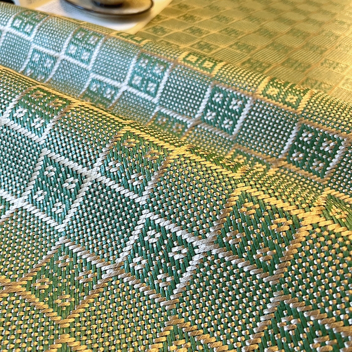 91家纺网 家纺一手货源 找家纺 网红馆（ck家纺） 2026新款床笠款冰藤席夏日记忆系列 葱绿