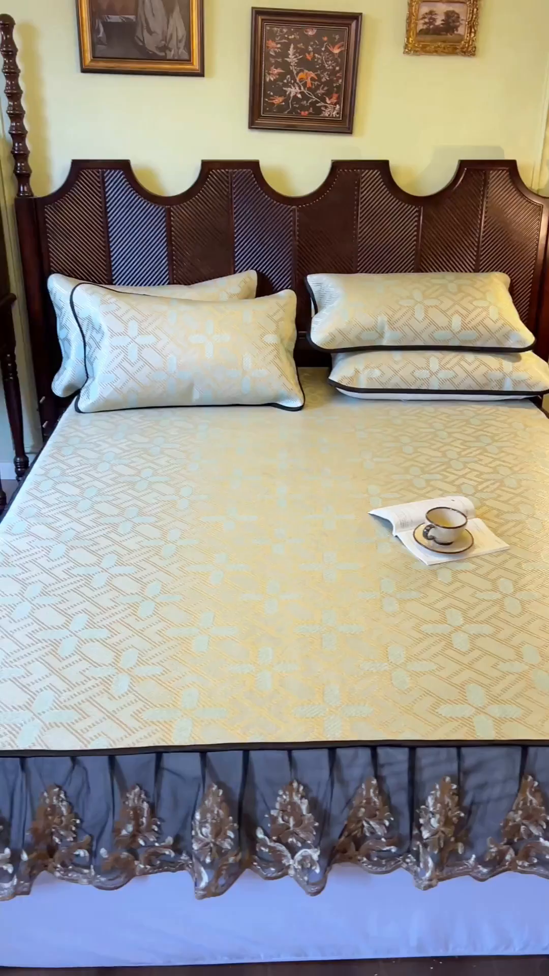 91家纺网 家纺一手货源 找家纺 （总）网红馆（ck家纺） 2026新款床笠款冰藤席夏日记忆系列