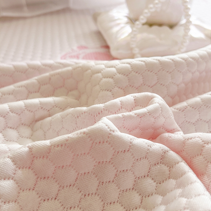 91家纺网 家纺一手货源 找家纺 （总）网红馆（ck家纺） 2026新款小清新床笠式床裙豆豆凉席三件套