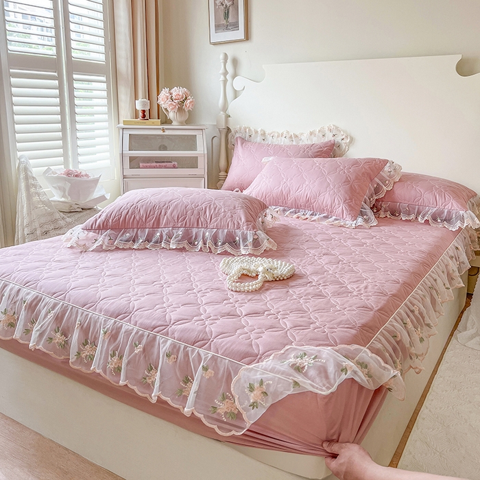 91家纺网 家纺一手货源 找家纺 （总）网红馆（ck家纺） 2025新款牛奶绒刺绣四件套-蝴蝶纷飞系列