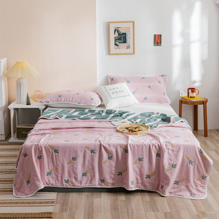 91家纺网 家纺一手货源 找家纺 （总）朴尔家纺-毛巾被 2026春夏新款六层全棉纯棉纱布毛巾被夏被夏凉被空调被