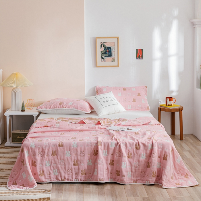 91家纺网 家纺一手货源 找家纺 （总）朴尔家纺-毛巾被 2026春夏新款六层全棉纯棉纱布毛巾被夏被夏凉被空调被