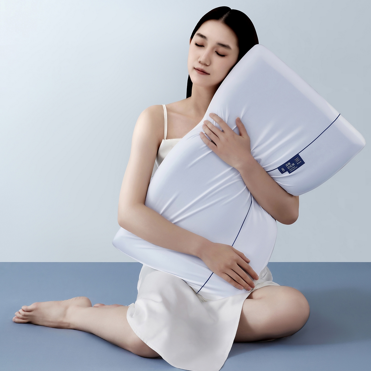 91家纺网 家纺一手货源 找家纺 （总）美丽折家纺 【某朵同款第3代加强版】2026新款零压力慢回弹护颈枕头 三芯记忆棉枕头枕芯 