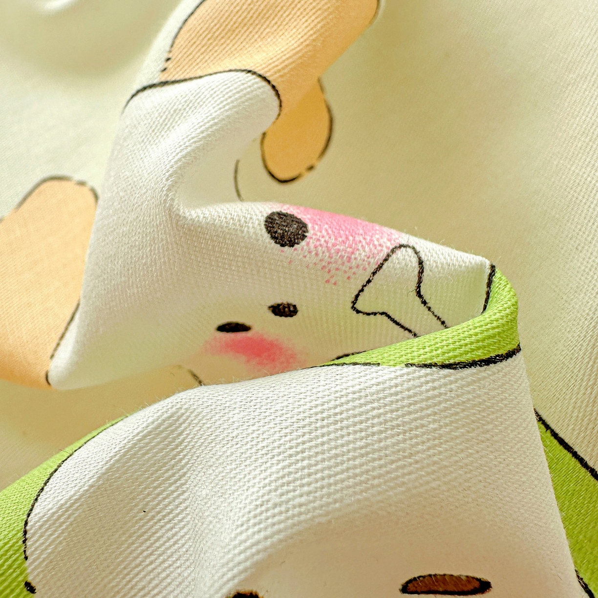 91家纺网 家纺一手货源 找家纺 恩泽家纺 2026春夏新款全棉12868印花四件套单品系列-单被套-提供买家秀，预留缩水率 小淘气