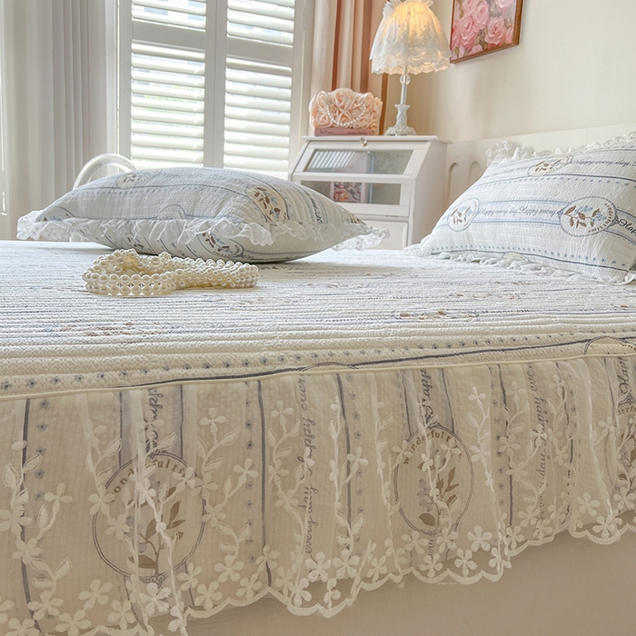 91家纺网 家纺一手货源 找家纺 网红馆（ck家纺） 2026新款泡泡棉印花床笠三件套 花莫