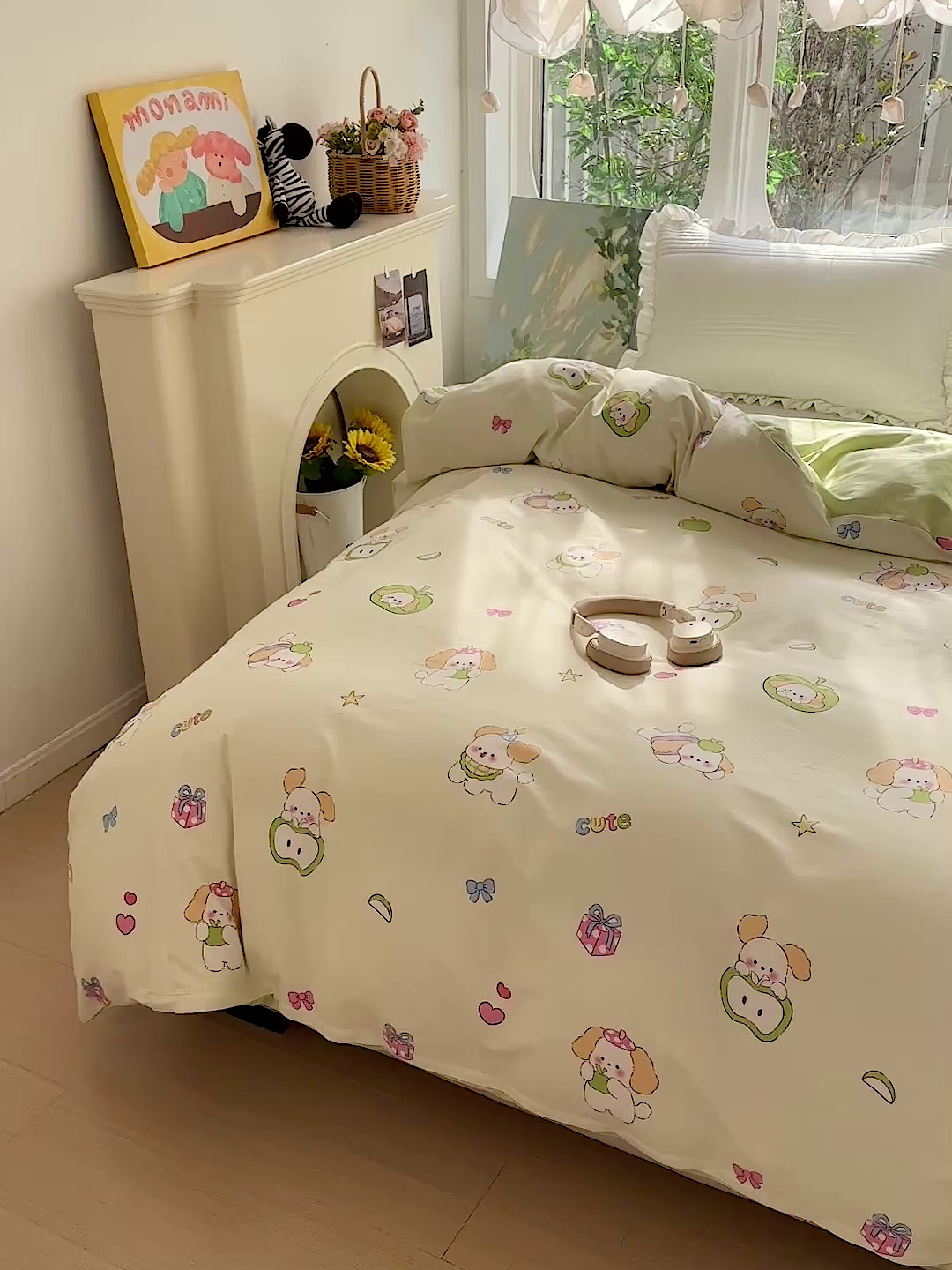 91家纺网 家纺一手货源 找家纺 恩泽家纺 2026春夏新款全棉12868印花四件套单品系列-单被套-提供买家秀，预留缩水率 小淘气