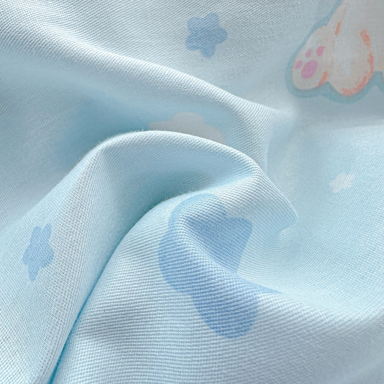 91家纺网 家纺一手货源 找家纺 恩泽家纺 2026春夏新款全棉12868印花四件套单品系列-单被套-提供买家秀，预留缩水率 小甜心