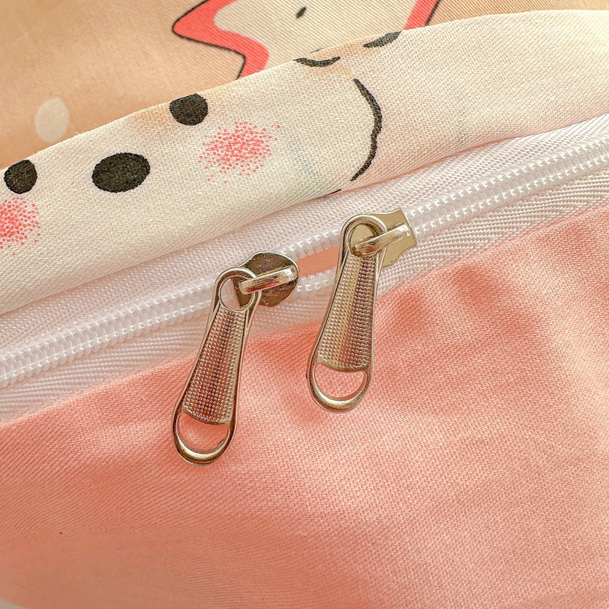 91家纺网 家纺一手货源 找家纺 恩泽家纺 2026春夏新款全棉12868印花四件套单品系列-单被套-提供买家秀，预留缩水率 小熊布丁