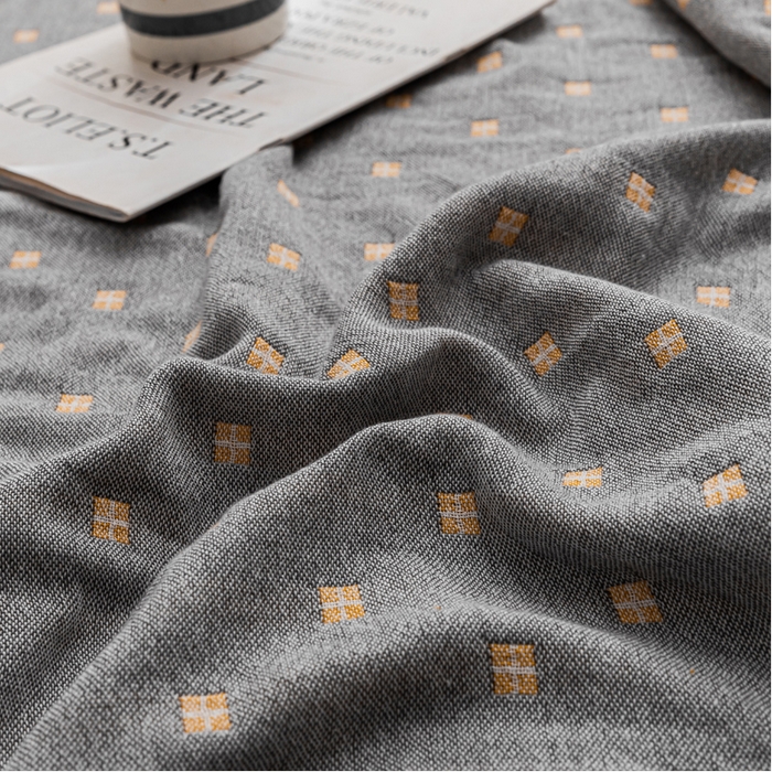 91家纺网 家纺一手货源 找家纺 朴尔家纺-毛巾被 2026春夏新款主推三层水洗棉纱布毛巾被夏被夏凉被空调被 冬空-深蓝