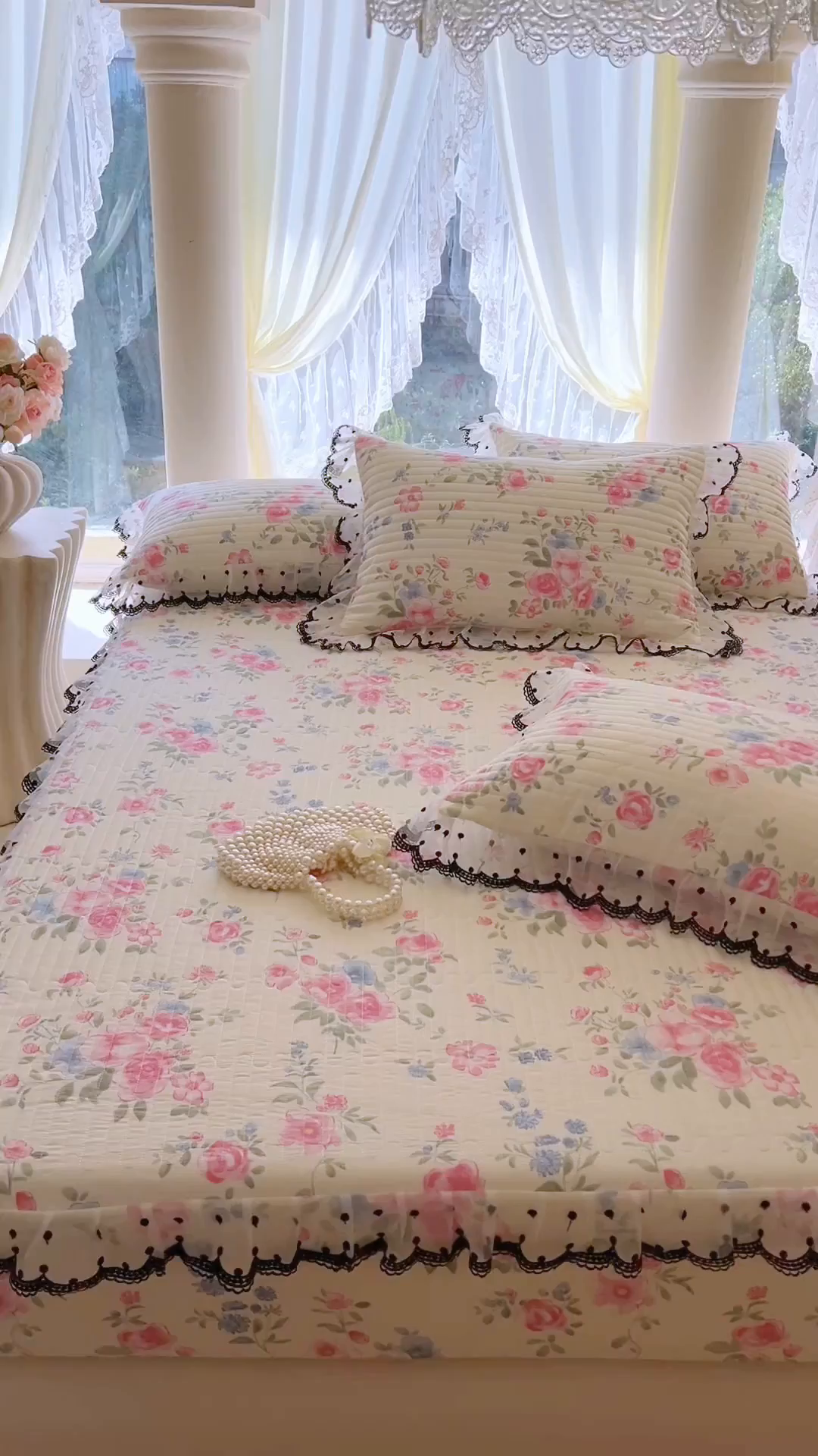 91家纺网 家纺一手货源 找家纺 （总）网红馆（ck家纺） 2026新款全棉印花床笠