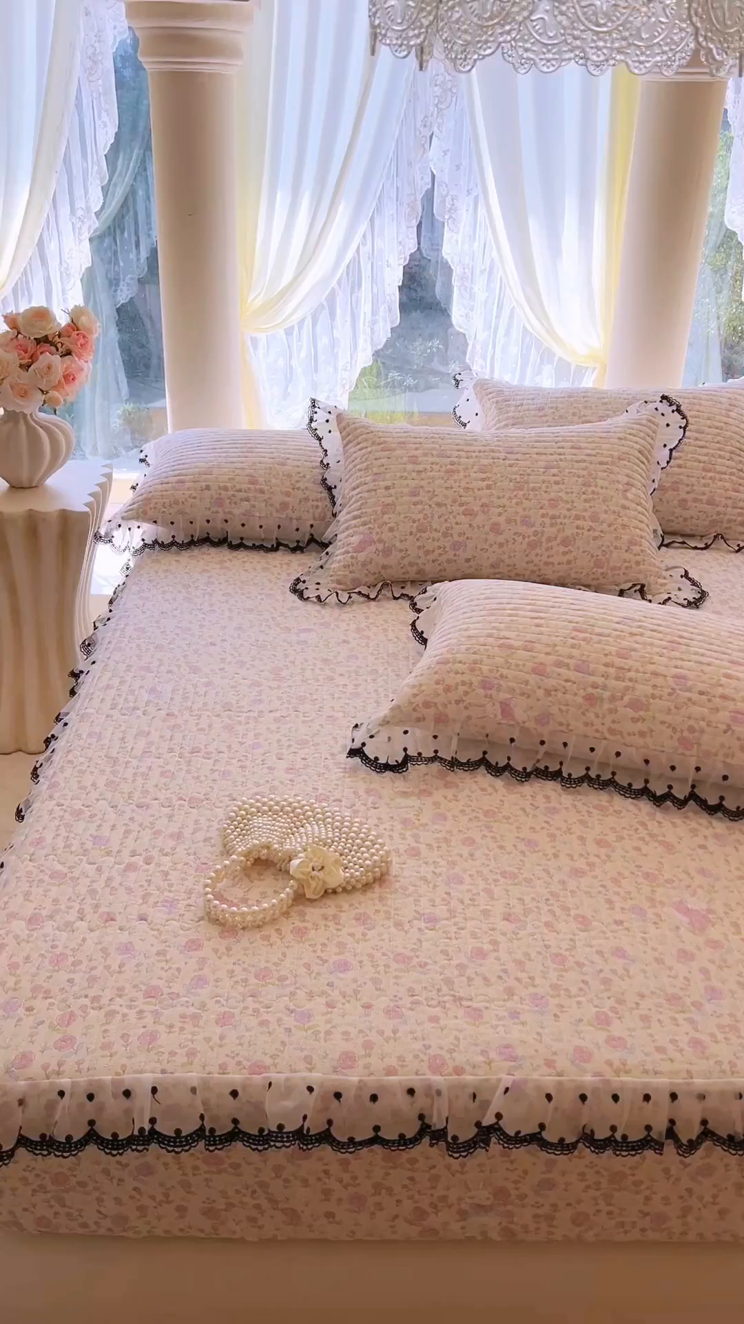 91家纺网 家纺一手货源 找家纺 网红馆（ck家纺） 2026新款全棉印花床笠 青葱岁月