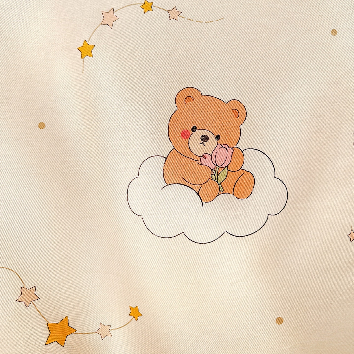 91家纺网 家纺一手货源 找家纺 恩泽家纺 2026春夏新款全棉12868印花四件套单品系列-单被套-提供买家秀，预留缩水率 星梦童话