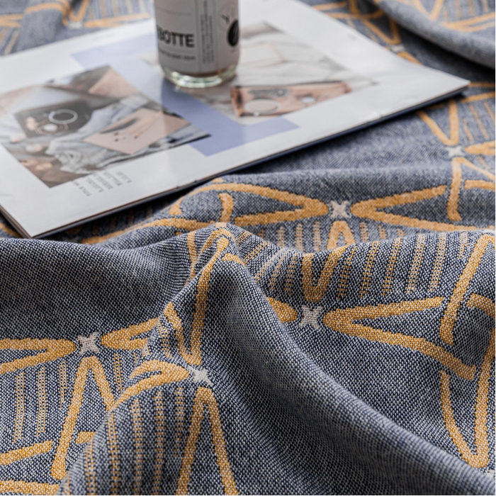 91家纺网 家纺一手货源 找家纺 朴尔家纺-毛巾被 2026春夏新款主推三层水洗棉纱布毛巾被夏被夏凉被空调被 三体秘境-蓝黄