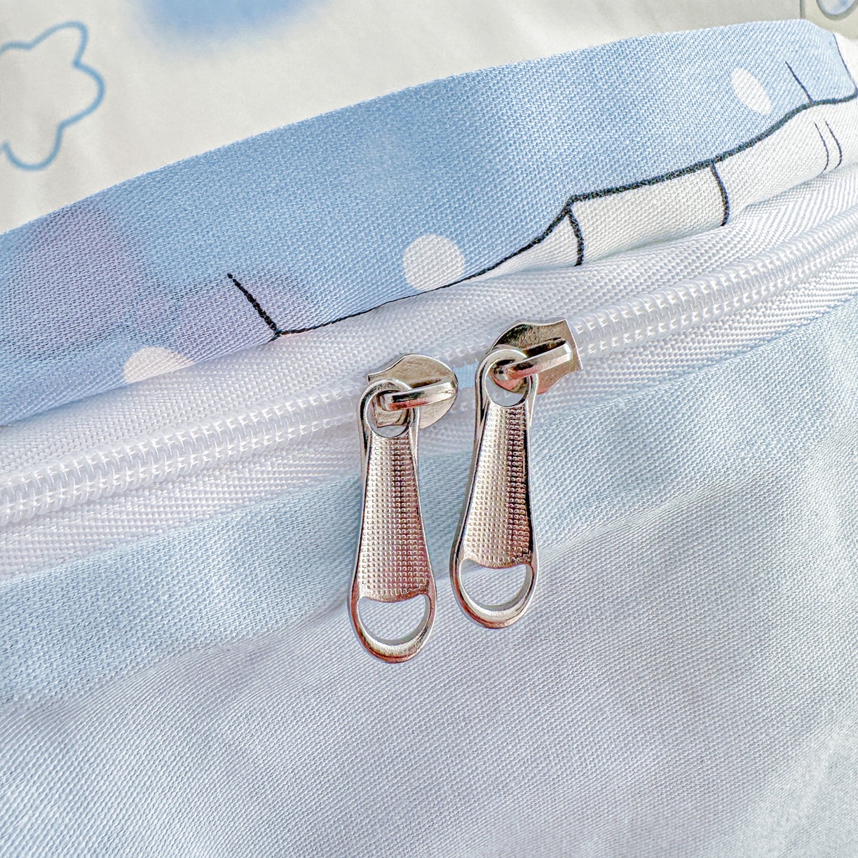 91家纺网 家纺一手货源 找家纺 恩泽家纺 2026春夏新款全棉12868印花四件套单品系列-单被套-提供买家秀，预留缩水率 星愿萌犬