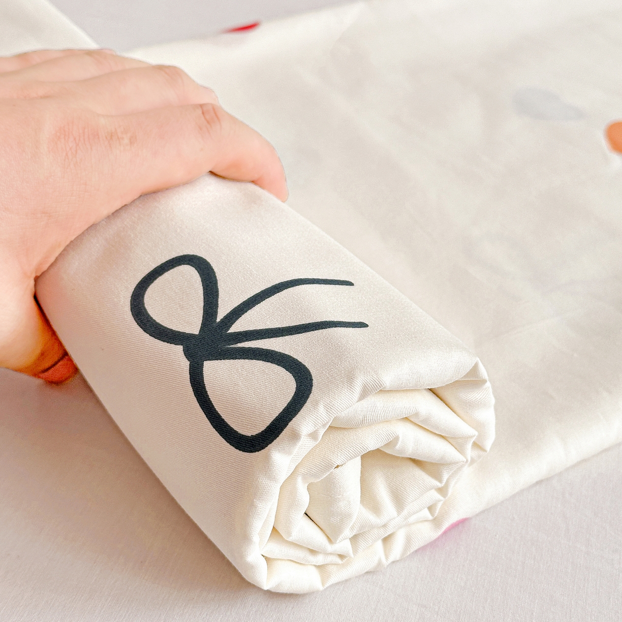 91家纺网 家纺一手货源 找家纺 恩泽家纺 2026春夏新款全棉纯棉12868印花四件套及单品系列-单床单床单单件 多彩世界