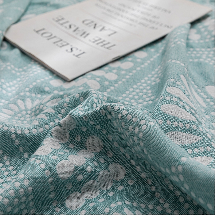 91家纺网 家纺一手货源 找家纺 朴尔家纺-毛巾被 2026春夏新款主推三层水洗棉纱布毛巾被夏被夏凉被空调被 星辰大海-绿