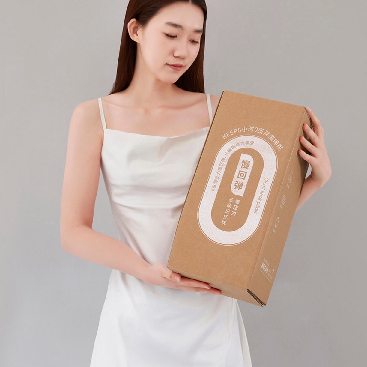 91家纺网 家纺一手货源 找家纺 （总）美丽折家纺 【某朵同款第3代加强版】2026新款零压力慢回弹护颈枕头 三芯记忆棉枕头枕芯 