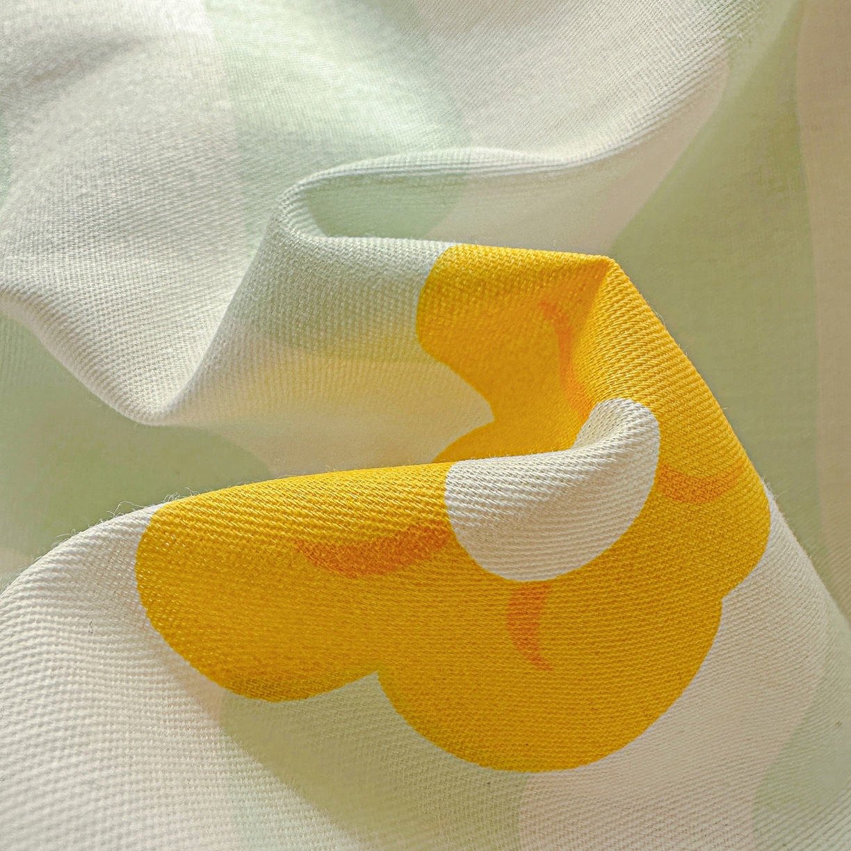 91家纺网 家纺一手货源 找家纺 恩泽家纺 2026春夏新款全棉12868印花四件套单品系列-单被套-提供买家秀，预留缩水率 熊猫与牛油果