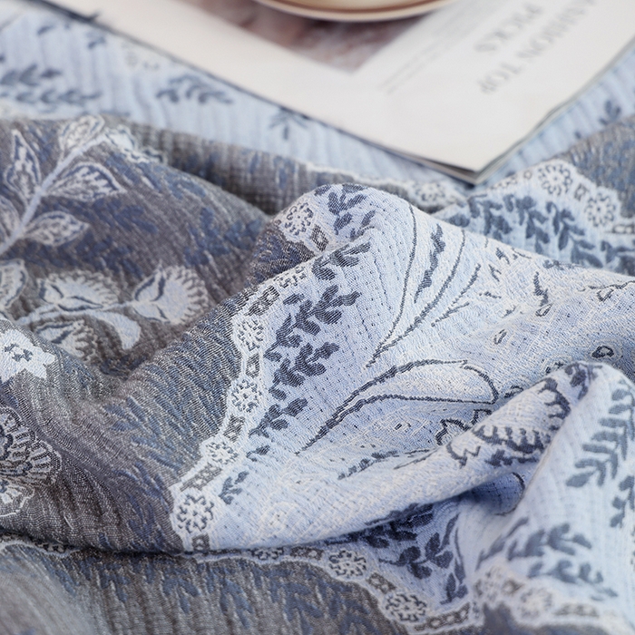 91家纺网 家纺一手货源 找家纺 朴尔家纺-毛巾被 2026春夏新款韩式花边纯棉竹纤维加大成人纱布毛巾被夏被夏凉被空调被 半夏时光-毛巾被