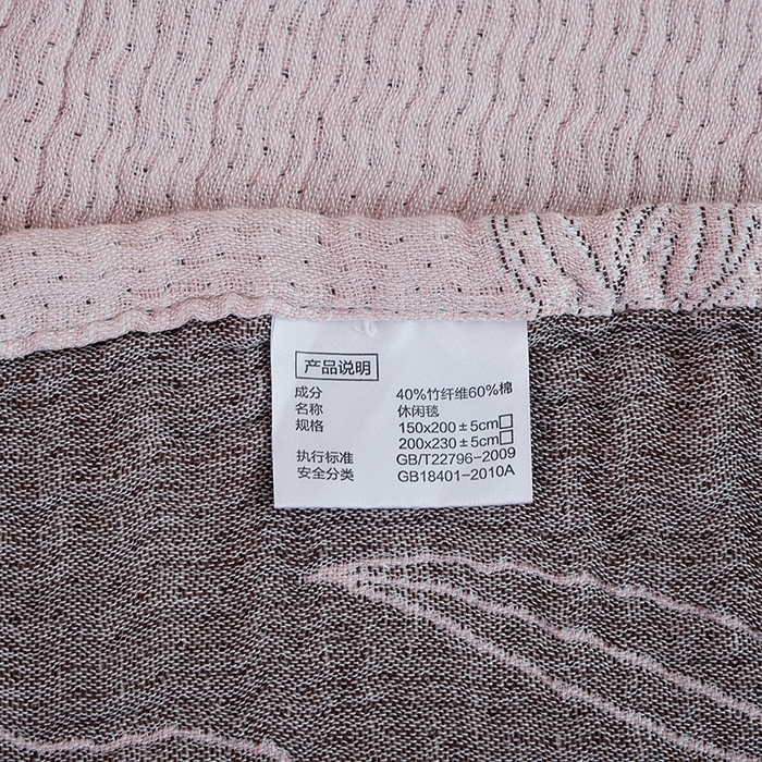 91家纺网 家纺一手货源 找家纺 朴尔家纺-毛巾被 2026春夏新款韩式花边纯棉竹纤维加大成人纱布毛巾被夏被夏凉被空调被 怒放-粉毛巾被