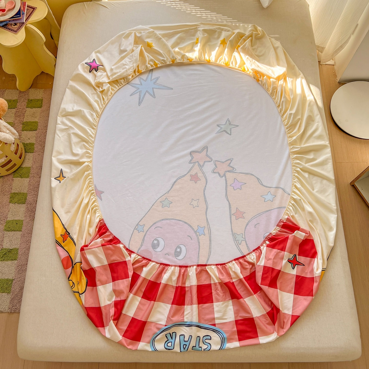 91家纺网 家纺一手货源 找家纺 （总）浩诚 2026新款全棉纯棉床笠单件床笠单品单床笠单枕套