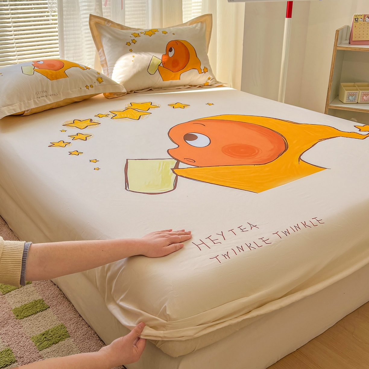 91家纺网 家纺一手货源 找家纺 （总）浩诚 2026新款全棉纯棉床笠单件床笠单品单床笠单枕套