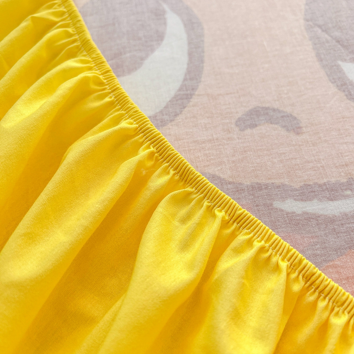 91家纺网 家纺一手货源 找家纺 浩诚 2026新款全棉纯棉床笠单件床笠单品单床笠单枕套 小星仔