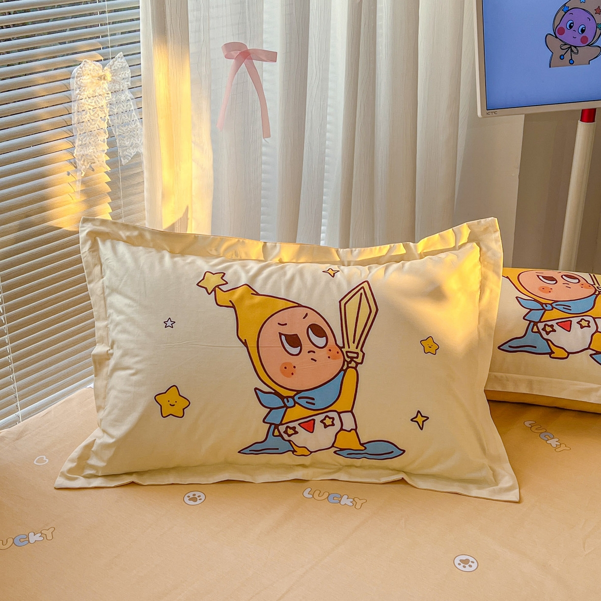 91家纺网 家纺一手货源 找家纺 浩诚 2026新款全棉纯棉床笠单件床笠单品单床笠单枕套 星月传奇