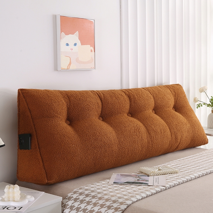 91家纺网 家纺一手货源 找家纺 永光家居 2026新款泰迪绒三角靠垫 填充浅蓝色产品不供多多 泰迪咖