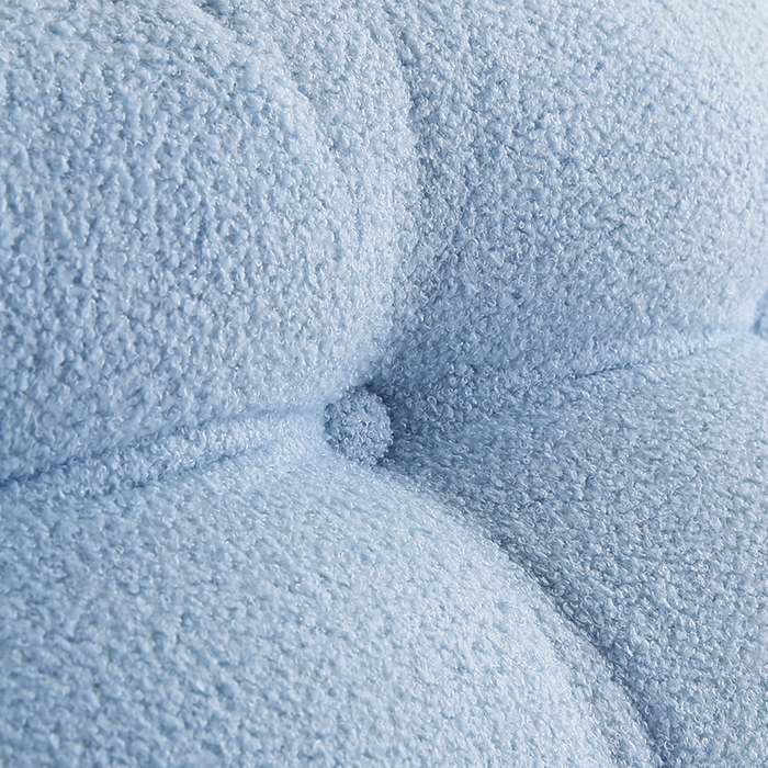 91家纺网 家纺一手货源 找家纺 永光家居 2026新款泰迪绒三角靠垫 填充浅蓝色产品不供多多 泰迪蓝